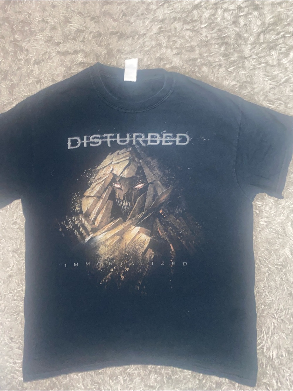 Disturbed Immortalized tour 2016 Graphic Band Tee - Black